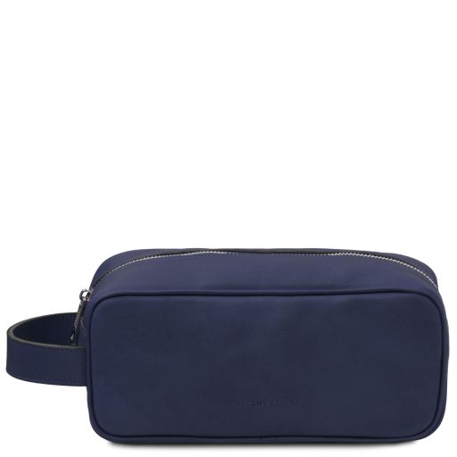 Harvey Trousse de Toilette en Cuir Bleu foncé TL142626
