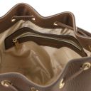 TL Bag Beuteltasche aus Leder Dunkel Taupe TL142146
