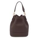 TL Bag Beuteltasche aus Leder Schokolade TL142146