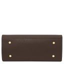 Origami Handtasche aus Leder Schokolade TL142507