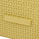 Dedalo Sac Shopping en Cuir Imprimé Tressé Jaune pastel TL142578