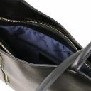 Patty Schultertasche aus Saffiano Leder Schwarz TL141455