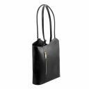Patty Schultertasche aus Saffiano Leder Schwarz TL141455