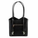 Patty Schultertasche aus Saffiano Leder Schwarz TL141455