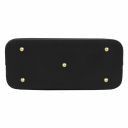 Olimpia Shopping Tasche aus Leder Schwarz TL141412