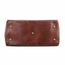 Lisbona Travel Leather Duffle bag - Small Size Brown TL141658