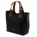 TL Bag Saffiano Leather Tote Black TL141696