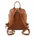 TL Bag Soft Leather Backpack for Women Cognac TL141376