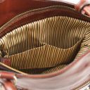 Patty Borsa Donna in Pelle Convertibile a Zaino Marrone TL141497