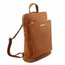 TL Bag Zaino da Donna in Pelle Morbida Cognac TL141682