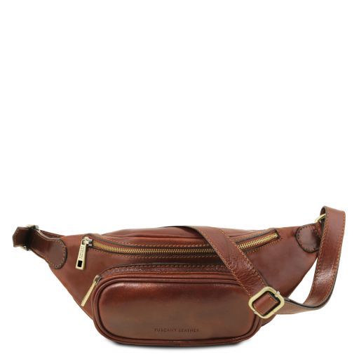 Leather Fanny Pack Коричневый TL141797
