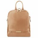 TL Bag Zaino da Donna in Pelle Morbida Champagne TL141376