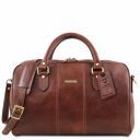 Lisbona Travel Leather Duffle bag - Small Size Brown TL141658