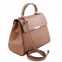 TL Bag Bolso a Mano Pequeño en Piel Efecto Coco Nude TL141887