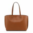TL Bag Sac Shopping en Cuir Cognac TL141828