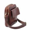 Larry Leather Crossbody Bag Коричневый TL141915