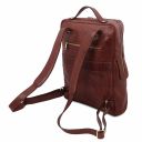 Bangkok Leather Laptop Backpack - Large Size Brown TL141987