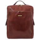 Bangkok Leather Laptop Backpack - Large Size Brown TL141987