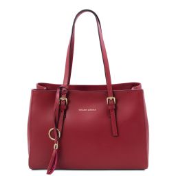 TL Bag Borsa al Hombro en Piel Rojo TL142037