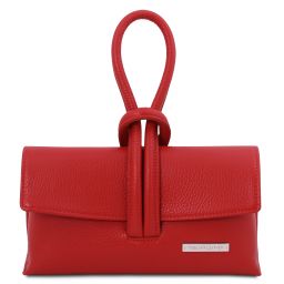 TL Bag Bolso Noche en Piel Rojo Lipstick TL141990
