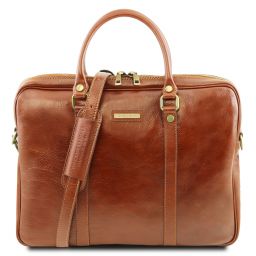 Prato Exclusive Leather Laptop Case Honey TL141283