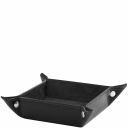 Premium Office Set Carpeta Para Escritorio, Alfombrilla y Vaciabolsillos en Piel Negro TL142088