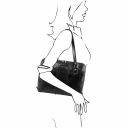 Ravenna Esclusiva Borsa da Lavoro per Donna Nero TL141795