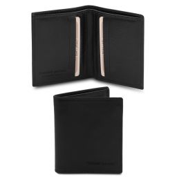 Elegante Cartera de Señor en Piel Negro TL142064