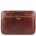 Caserta Serviette Conférencier en Cuir Marron TL142070