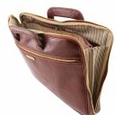 Caserta Serviette Conférencier en Cuir Marron TL142070