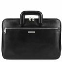 Caserta Serviette Conférencier en Cuir Noir TL142070