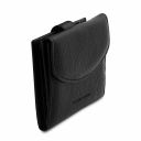 Calliope Exclusive 3 Fold Leather Wallet for Women With Coin Pocket Black TL142058