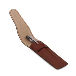 Exclusivo Portaboligrafo en Piel Miel TL142131