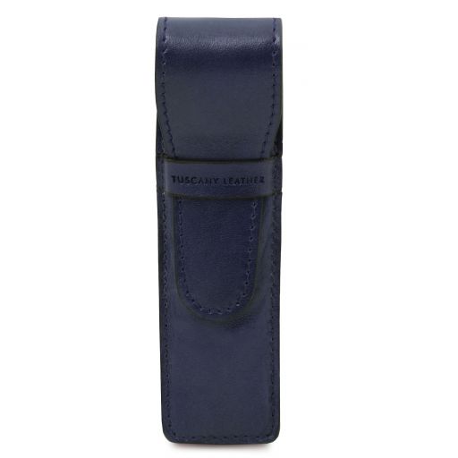 Esclusivo Porta Penne in Pelle Blu scuro TL142131