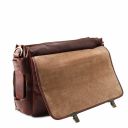 Ventimiglia Portafolios Multiples Compartimientos en Piel con Bolsillos Delanteros Marrón TL142069