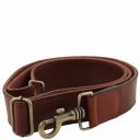 Adjustable Briefcases Leather Shoulder Strap Brown TL141854