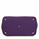 TL Bag Sac à Main en Cuir Souple Matelassé Violet TL142132
