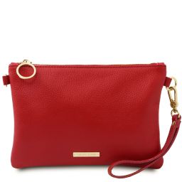 TL Bag Bolso Noche en Piel Suave Rojo Lipstick TL142029