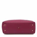 TL Bag Borsa a Mano in Pelle Morbida Trapuntata Prugna TL142124