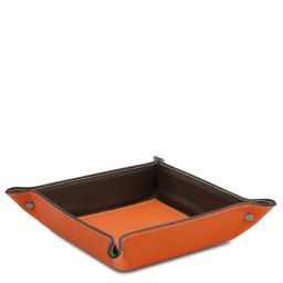 Vaciabolsillos en Piel Naranja TL142159