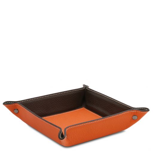 Vaciabolsillos en Piel Naranja TL142159