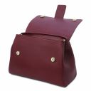 TL Bag Bolso Noche en Piel Bordeaux TL142156