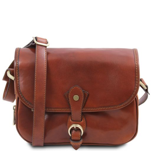 Alessia Borsa a Tracolla in Pelle Miele TL142020