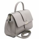TL Bag Bolso Noche en Piel Gris claro TL142156