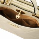 TL Bag Sac à Main en Cuir Souple Matelassé Beige TL142132