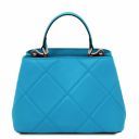 TL Bag Bolso a Mano en Piel Suave Acolchado Azul claro TL142132