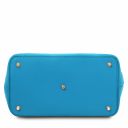 TL Bag Bolso a Mano en Piel Suave Acolchado Azul claro TL142132