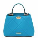 TL Bag Bolso a Mano en Piel Suave Acolchado Azul claro TL142132