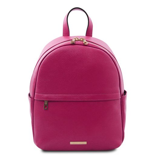 TL Bag Mochila en Piel Suave Fucsia TL142178