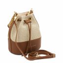 TL Bag Straw Effect Bucket bag Sand TL142207